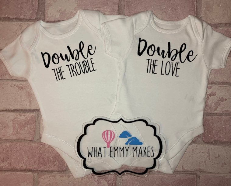 Double trouble twin vests or t-shirts