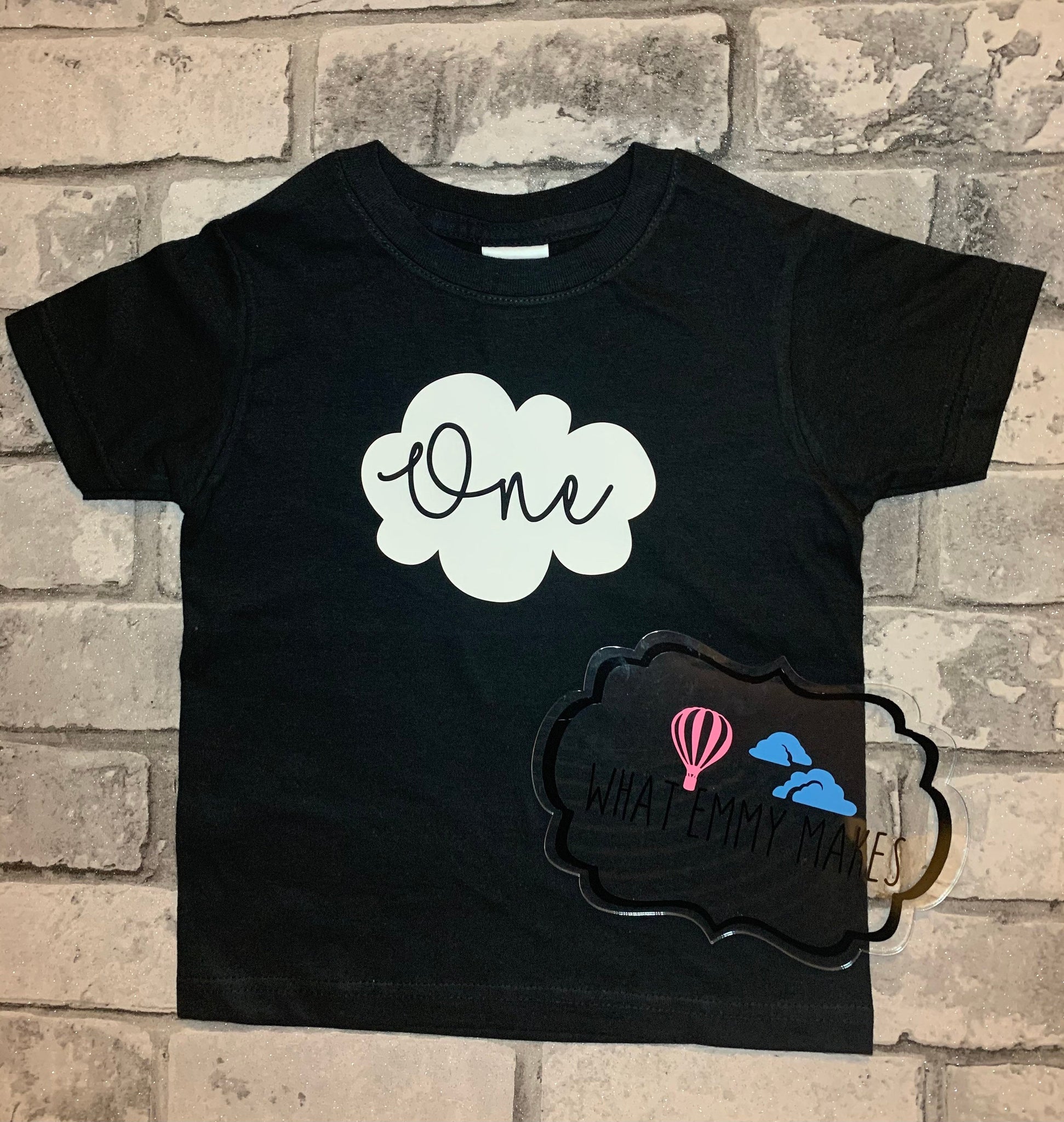 Cloud birthday T-shirt ages 1-8