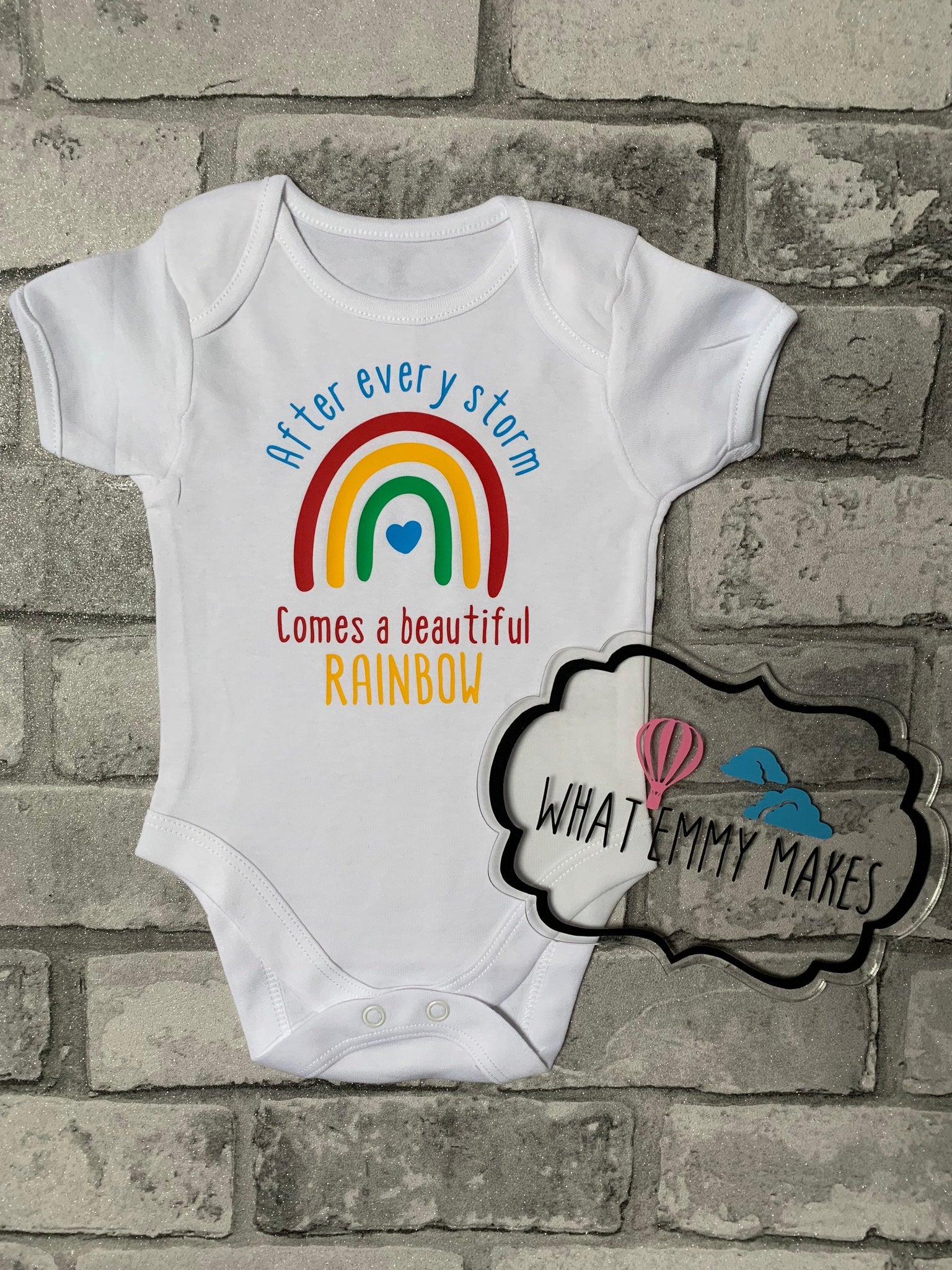 After Every Storm - Rainbow Baby Vest