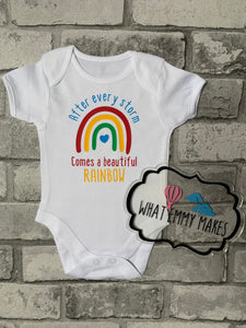 After Every Storm - Rainbow Baby Vest