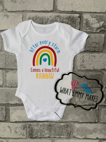 After Every Storm - Rainbow Baby Vest
