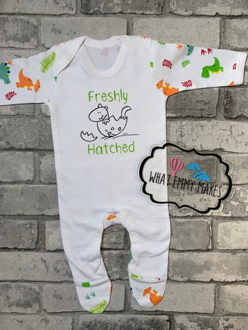 Dinosaur Freshly Hatched Romper